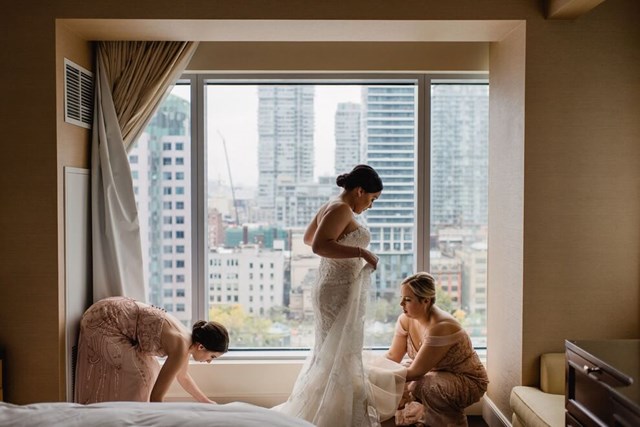 Daniela and Andrei's Sweet Wedding at Steam Whistle Brewery