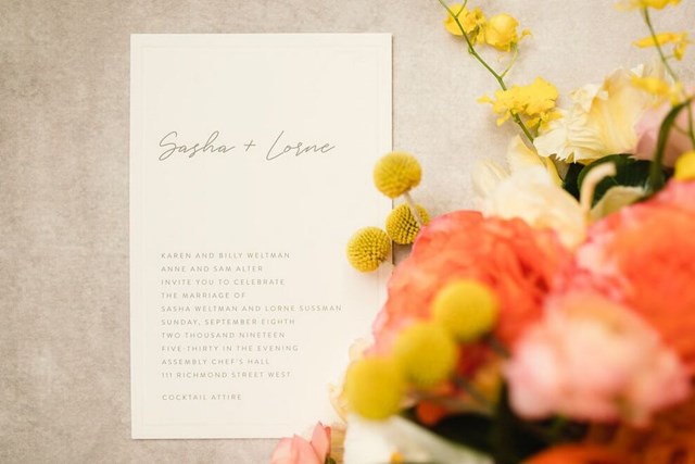 Sasha and Lorne's Colourful Wedding at Assembly Chef's Hall