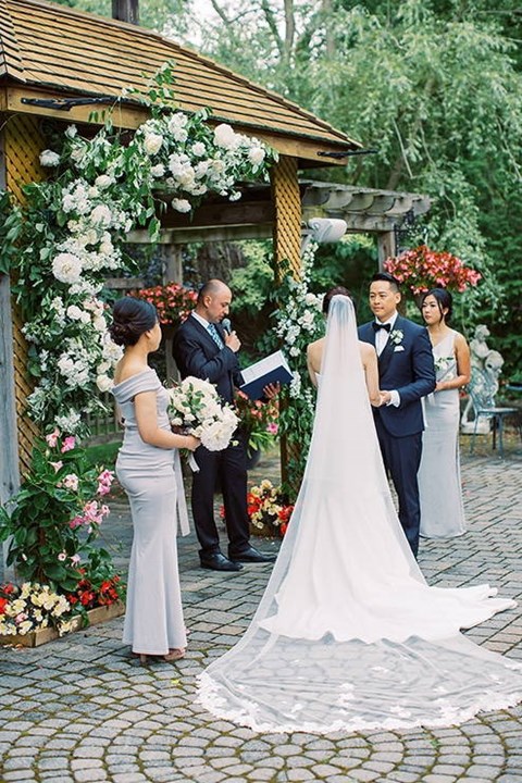 Sonia and Chris Say "I Do" at the Organic Madison Greenhouse