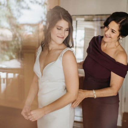 Schulz Beauty & Body featured in Courtney and Tyler’s Gorgeous Fall Wedding at the Symes