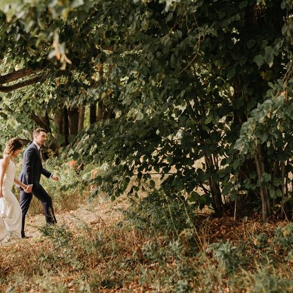 Thumbnail for Courtney and Tyler’s Gorgeous Fall Wedding at the Symes