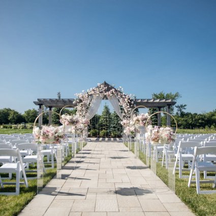 Fleur Weddings featured in Angelina and Winter’s Music Themed Wedding at Lundy Manor Win…