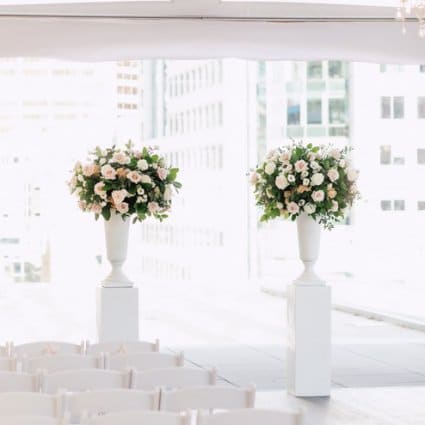 Malaparte - Oliver & Bonacini featured in Emily and Tony’s Summer Malaparte Wedding