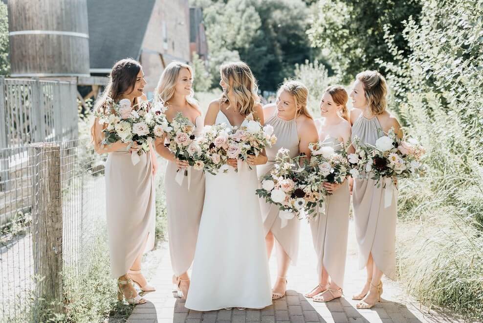 Thumbnail for Leslie and Damien’s Rustic-Chic Wedding at Evergreen Brick Works