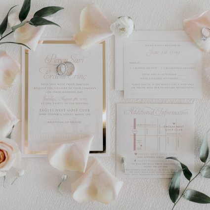 The Polka Dot Paper Shop featured in Peren and Erdem’s Sweet Eagles Nest Golf Club Wedding