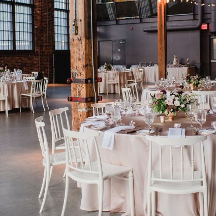 Lauren Kerbel Design featured in Daniela and Andrei’s Sweet Wedding at Steam Whistle Brewery