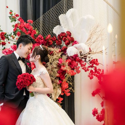 Laviare Makeup & Hairstyling featured in Jenny and David’s “Old Shanghai” Themed Wedding at the St. Regis