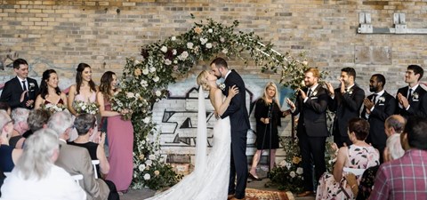 Alexis and Aaron's Romantic Evergreen Brick Works Wedding