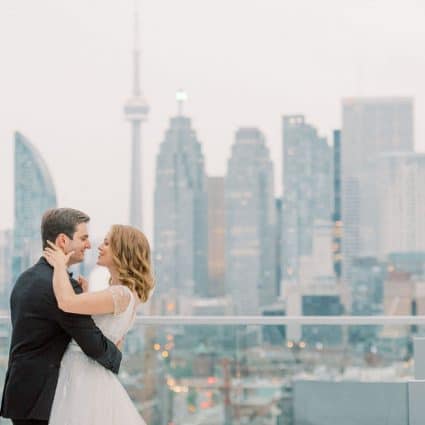 The Globe and Mail Centre featured in Anna and Paul’s Luxurious Wedding at the Globe and Mail Centre