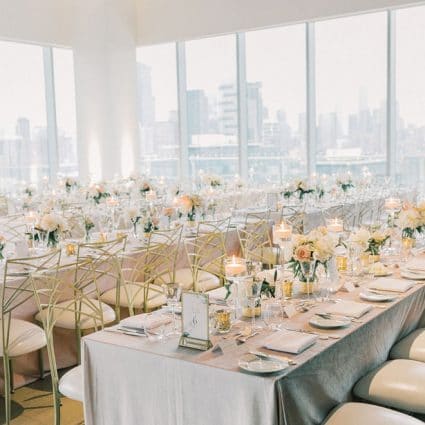 Cool, Green & Shady featured in Anna and Paul’s Luxurious Wedding at the Globe and Mail Centre