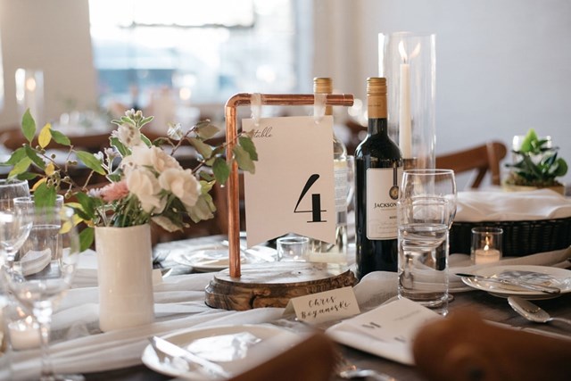 Caslon and Nick's Playful and Romantic Wedding at District 28