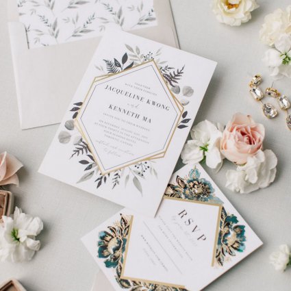 Minted featured in Jacqueline and Kenneth’s Fairy-tale Wedding at the Four Seasons