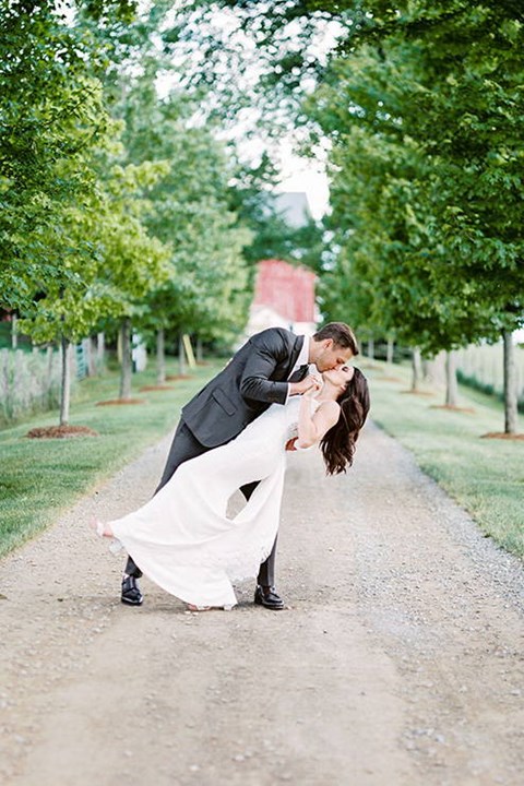 Jen and Corey's Utterly Romantic Nuptials at Cambium Farms