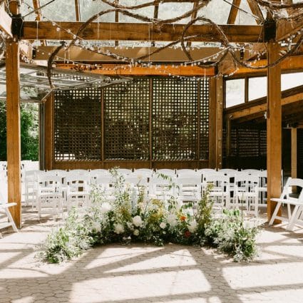 Tracey McAteer Events featured in Susana and Mark’s Intimate Fall Wedding at Kortright Eventspace