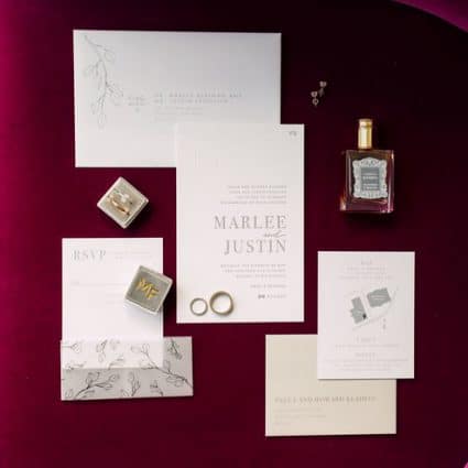 Raquel Walman Creative Studio featured in Marlee and Justin’s Sophisticated Wedding at Hotel X Toronto