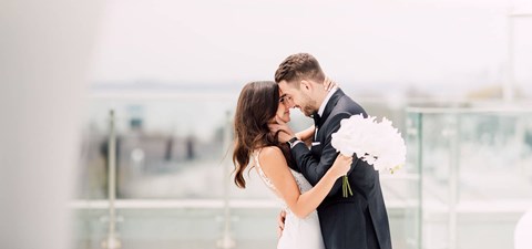 Marlee and Justin's Sophisticated Wedding at Hotel X Toronto