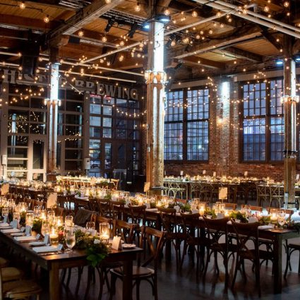 Steam Whistle Brewery featured in Katie and Harrison’s Rustic Steam Whistle Wedding