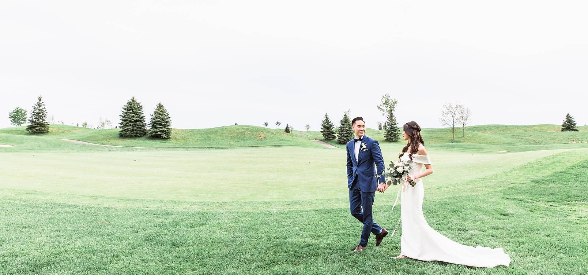 Hero image for Yvonne and Kevin’s Sweet Whistle Bear Golf Club Wedding