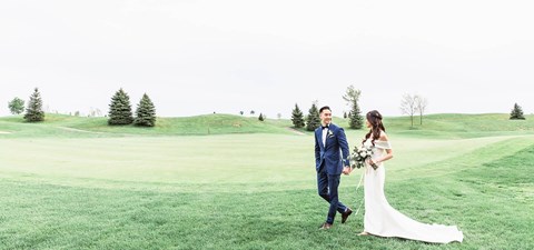 Yvonne and Kevin's Sweet Whistle Bear Golf Club Wedding