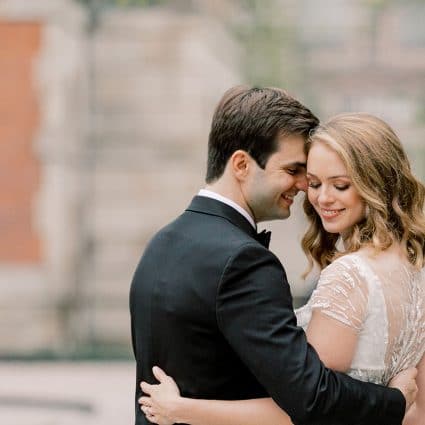 Elizabeth In Love featured in Anna and Paul’s Luxurious Wedding at the Globe and Mail Centre