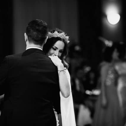 Soular featured in Kara and Michael’s Romantic Winter Wedding at Liuna Station