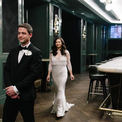 Loversland featured in Erin and Tony’s Stylish Wedding at Ricarda’s