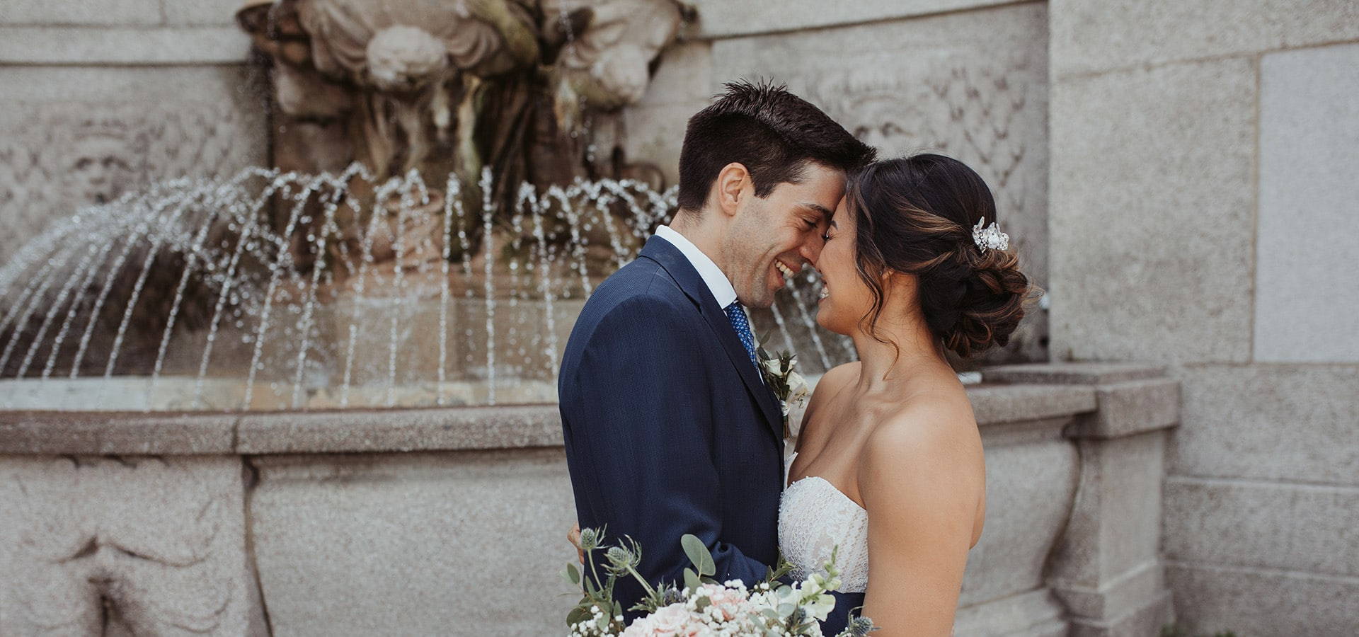 Hero image for Cindy and Giacomo’s Rustically Romantic Wedding at Ovest