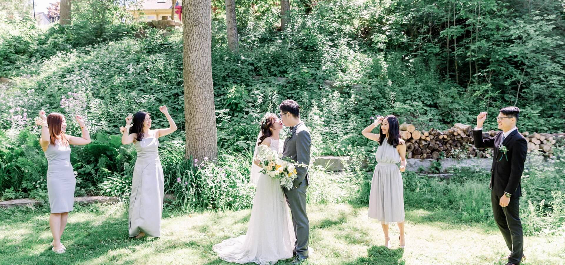 Hero image for Charmaine and Edmond’s Toronto Ravine Elopement