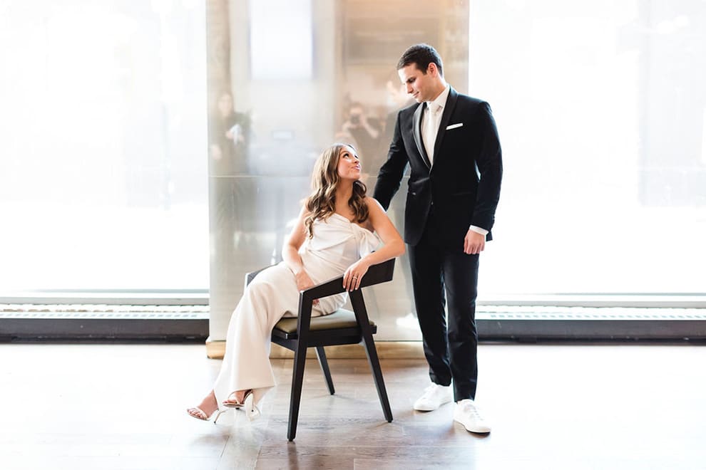 Zoe and Rossi's Modern, Romantic Wedding at Ricarda's