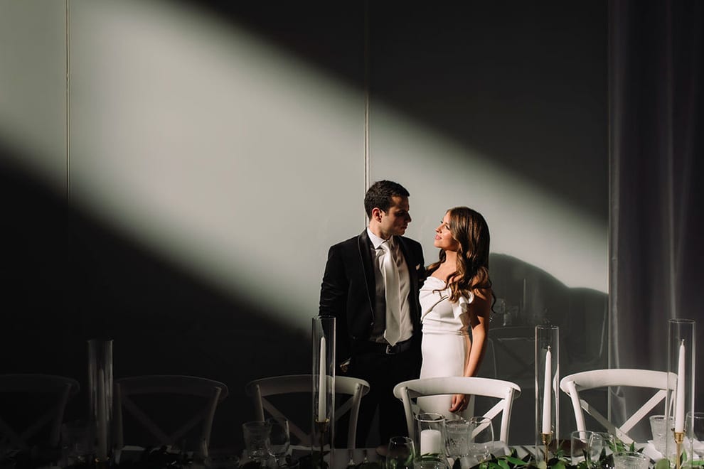 Zoe and Rossi's Modern, Romantic Wedding at Ricarda's