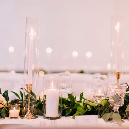 Event Rental Group featured in Zoe and Rossi’s Modern, Romantic Wedding at Ricarda’s