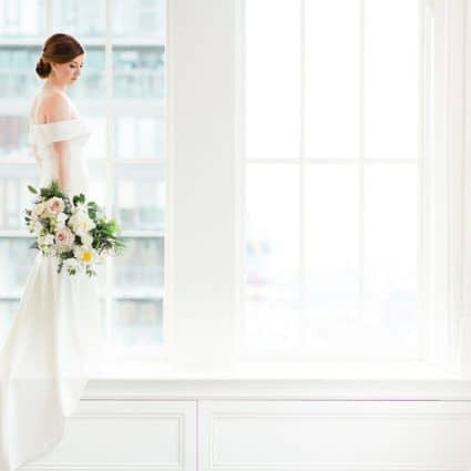 Sash & Bustle featured in Sarah and Andrew’s Enchanting Wedding at the King Edward Hotel