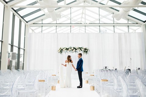 Brittany and Michael's Beautiful Hotel X Wedding in Toronto