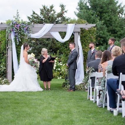 All Seasons Weddings featured in Erica and Rob’s Rustically Elegant Wedding at Maple Meadow Farm