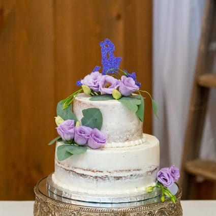 The Cake House featured in Erica and Rob’s Rustically Elegant Wedding at Maple Meadow Farm
