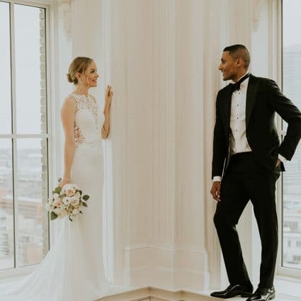 Thumbnail for Alana and Brendon’s Cozy-yet-Luxurious Wedding at The King Ed…