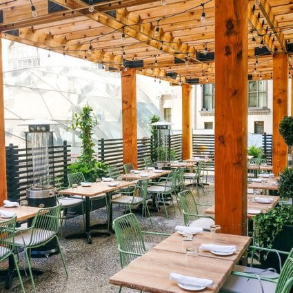 Jump Restaurant featured in 7 Toronto Restaurants with Stunning Patios that are Perfect f…