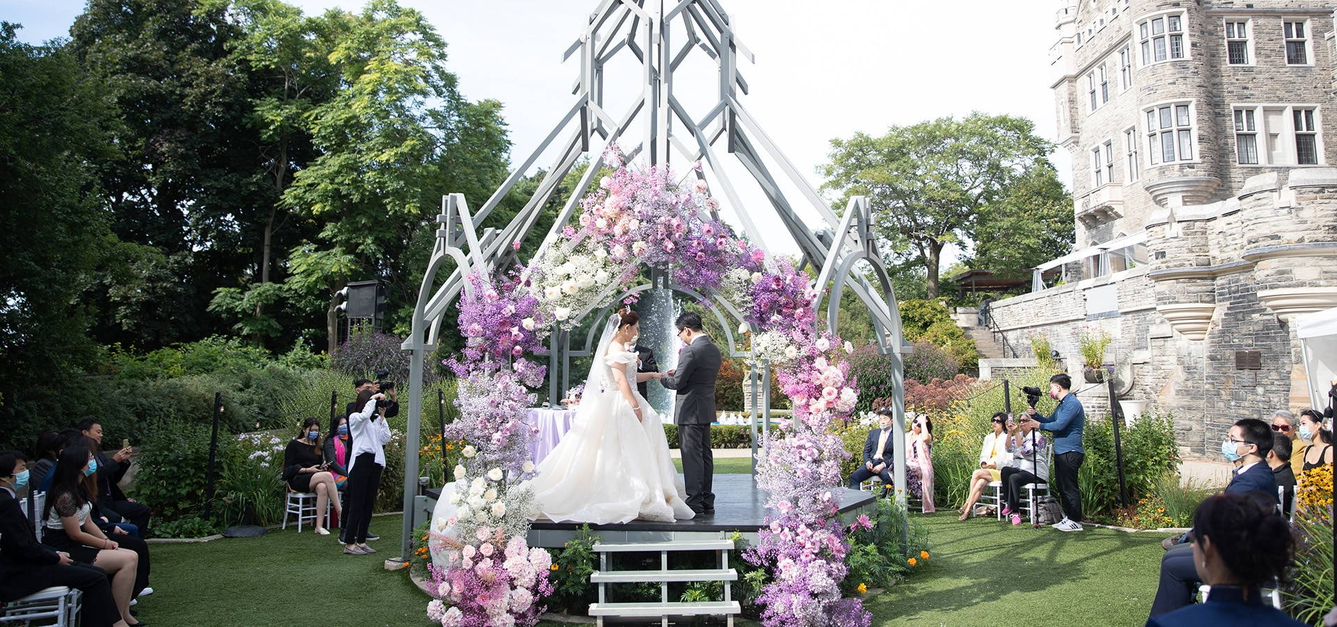 Hero image for Amanda and David’s Socially Distanced Ceremony at Casa Loma