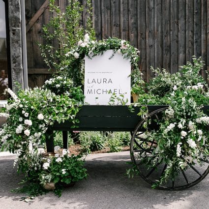 Laura Olsen Events featured in Laura and Mike’s Exquisite Wedding at Earth to Table Farm