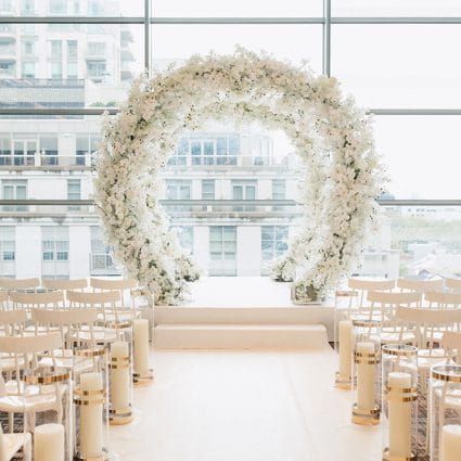 Melissa Baum Events featured in Amanda and Adam’s Luxurious Wedding at the Four Seasons Hotel
