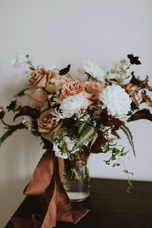 Christina and Dan's Glam-Meets-City Chic Wedding at the Symes