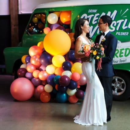 Balloon Trix featured in In Service of Love Contest Winners Youn Sun and Arnell Say “I…