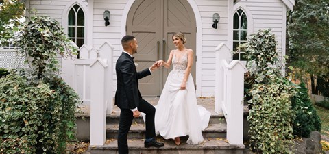 Michelle and Jorge's Super Sweet Fall Micro-Wedding