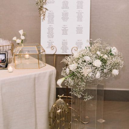 Vintage Bash featured in Michelle and Jorge’s Super Sweet Fall Micro-Wedding