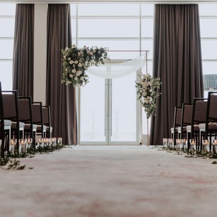 Hotel X Toronto featured in Corrin and Albert’s Rooftop Wedding at Hotel X