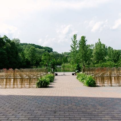 Evergreen Brick Works featured in Shannon and Mike’s Romantic Nuptials at Evergreen Brick Works