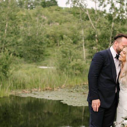 Lindsie Grey featured in Shannon and Mike’s Romantic Nuptials at Evergreen Brick Works