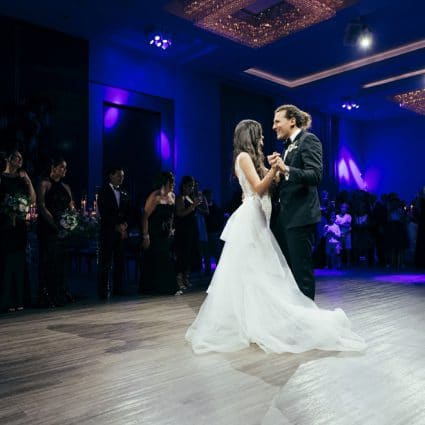 Party Crew Entertainment featured in Jessica and Anthony’s Luxurious Wedding at Chateau Le Parc