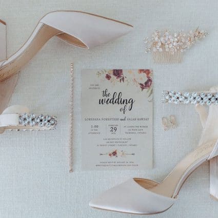 The Polka Dot Paper Shop featured in Loredana and Sal’s Gorgeous Wedding at Archeo