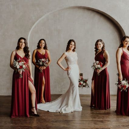David's Bridal featured in Loredana and Sal’s Gorgeous Wedding at Archeo